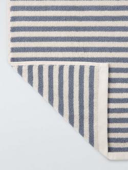 John Lewis Fine Stripe Towels - view 2, Thistle