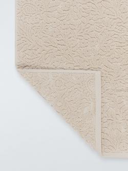 John Lewis Floral Jacquard Towels - view 2, Linen