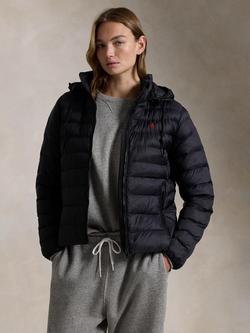 Polo Ralph Lauren Water Repellent Quilted Packable Jacket, Polo Black, Polo Black