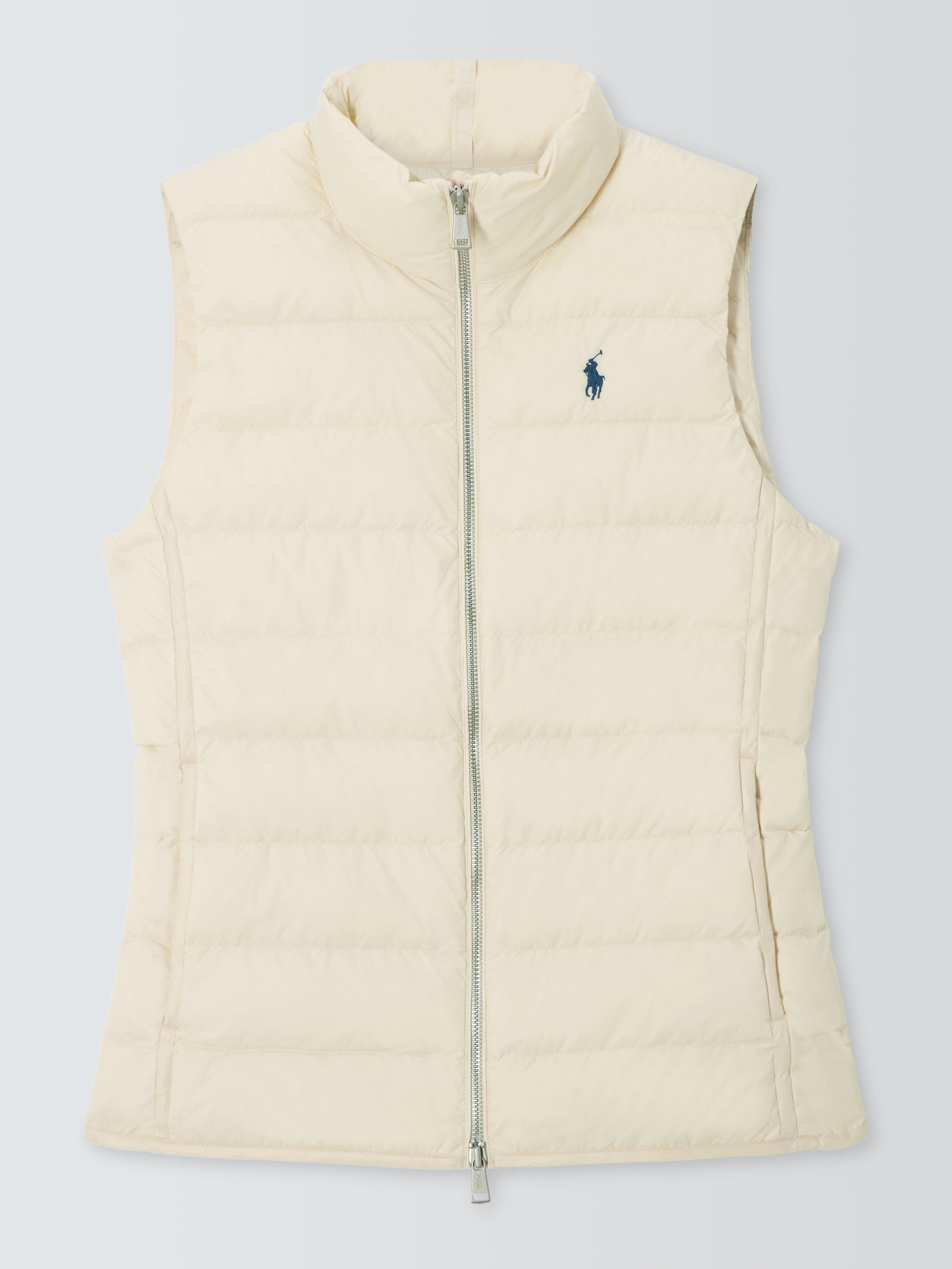 Polo Ralph Lauren Logo Packaway Gilet Guide Cream