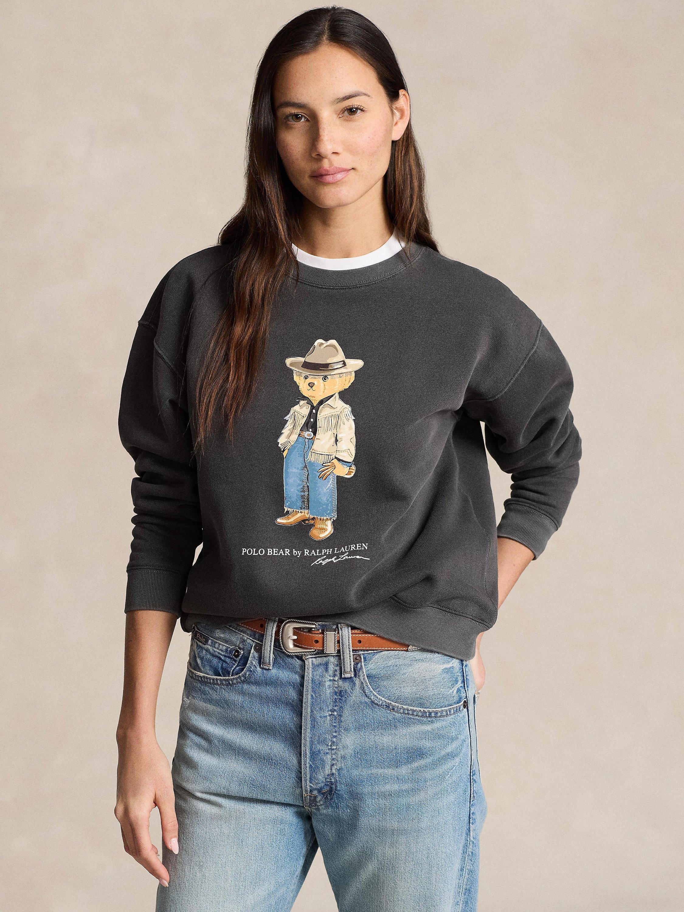 Polo Ralph Lauren Western Bear Jumper Pebble Black