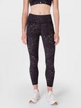 Sweaty Betty Power 7/8 Workout Leggings, Black Luxe Leopard
