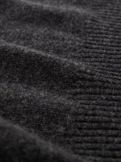 Celtic & Co. Geelong Wool Roll Neck Jumper Dress, Charcoal - view 2, Charcoal