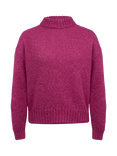 Celtic & Co. Alpaca Silk Blend Cowl Neck Jumper, Raspberry