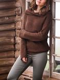 Celtic & Co. Geelong Wool Collared Slouch Jumper, Ember