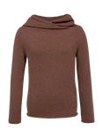 Celtic & Co. Geelong Wool Collared Slouch Jumper, Ember