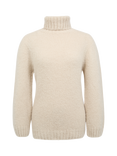 Celtic & Co. Alpaca Blend Roll Neck Jumper, Oatmeal