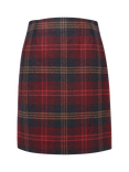 Celtic & Co. Celt Wool Skirt, Cairngorm Claret