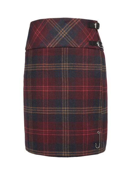 Celtic & Co. Wool The Celt Kilt, Cairngorm Claret - view 2, Cairngorm Claret