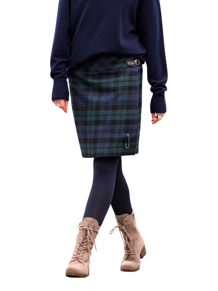 Celtic & Co. The Celt Wool Kilt, Cairngorm Blackwatch, Cairngorm Blackwatch