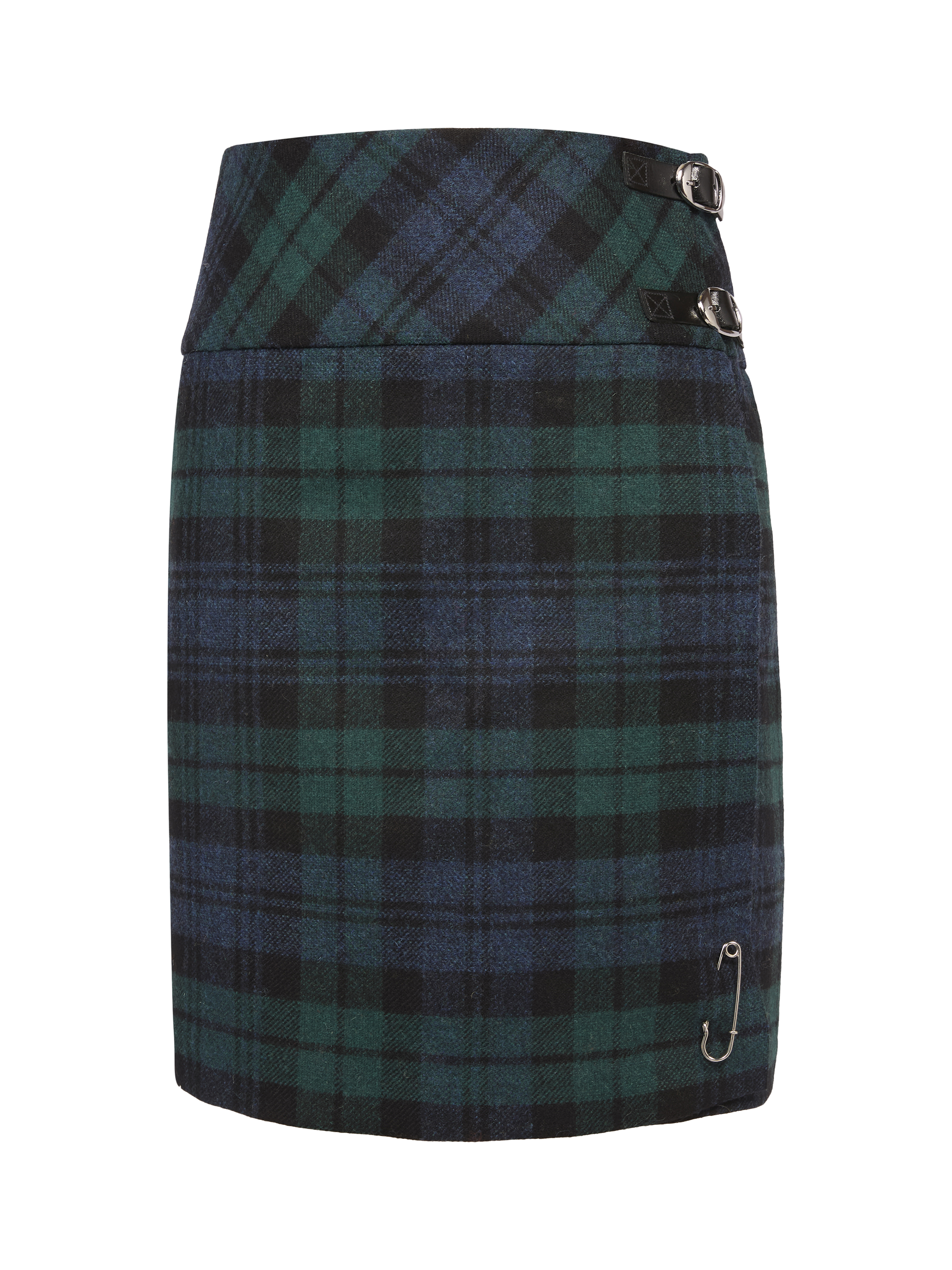 Product image 2 of 7, which shows Celtic & Co. The Celt Wool Kilt, Cairngorm Blackwatch, 8