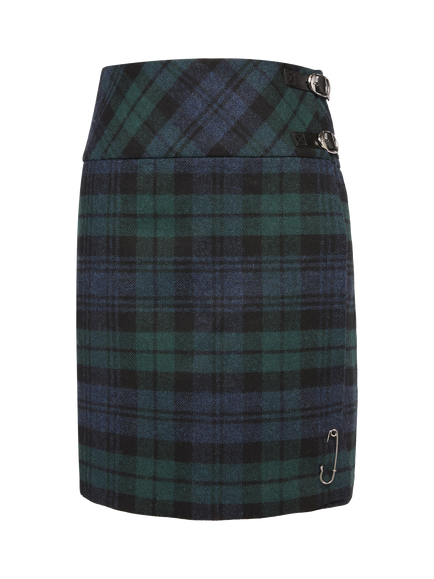 Celtic & Co. The Celt Wool Kilt, Cairngorm Blackwatch - view 2, Cairngorm Blackwatch