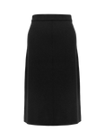 Celtic & Co. Ponte Knit Midi Skirt, Charcoal Marl