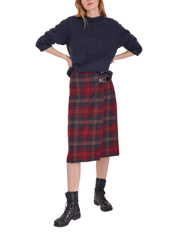 Celtic & Co. Mid Celt Pure Wool Kilt, Cairngorm Claret, Cairngorm Claret