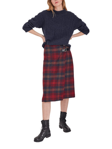 Celtic & Co. Mid Celt Pure Wool Kilt, Cairngorm Claret, Cairngorm Claret