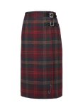 Celtic & Co. Mid Celt Pure Wool Kilt, Cairngorm Claret