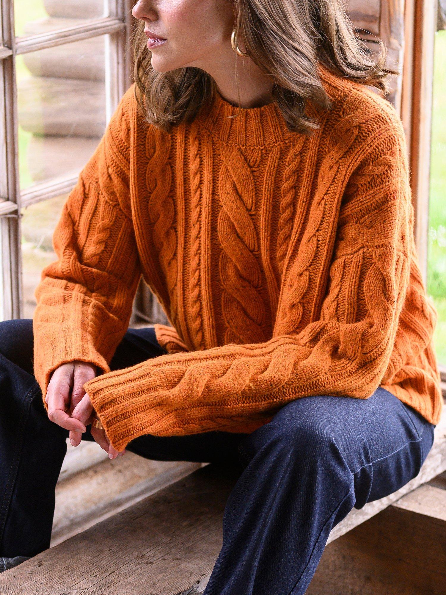 Rust orange jumper clearance