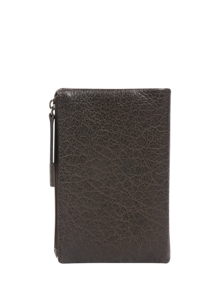 Celtic & Co. Buckle Leather Wallet, Chocolate - view 2, Chocolate