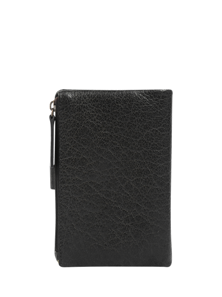 Celtic & Co. Leather Buckle Purse, Black - view 2, Black