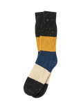 Celtic & Co. Donegal Stripe Boot Socks, Charcoal