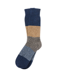 Celtic & Co. Donegal Stripe Boot Socks, Navy