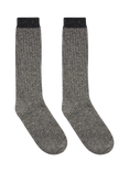 Celtic & Co. Donegal Boot Socks, Derby Grey/Charcoal, Oatmeal