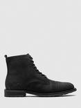 Rodd & Gunn Fort Nubuck Leather Military Boots, Onyx