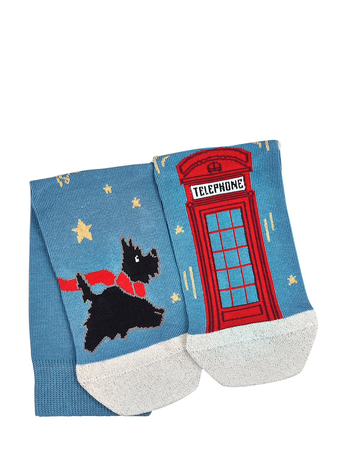 Radley Festive Scottie Socks, Boathouse
