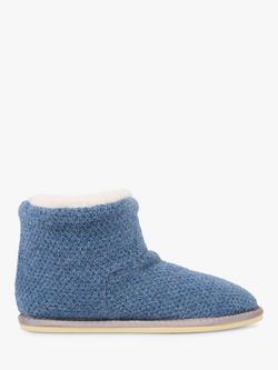 Celtic & Co. Knitted Shortie Slippers, Sky Blue, Sky Blue