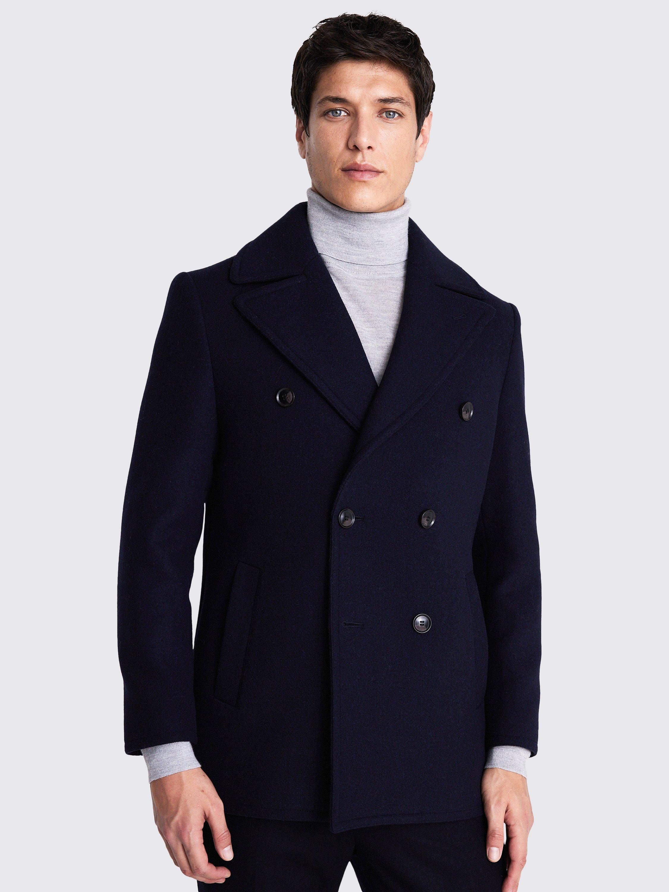 Moss bros trench coat sale
