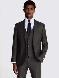 Moss Regular Fit Suit Jacket, Charcoal