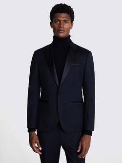 Moss X DKNY Slim Fit Notch Lapel Tuxedo Jacket, Black