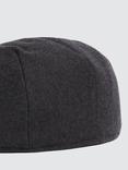 Moss Melton Flat Cap, Charcoal