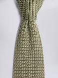 Moss Knitted Silk Tie