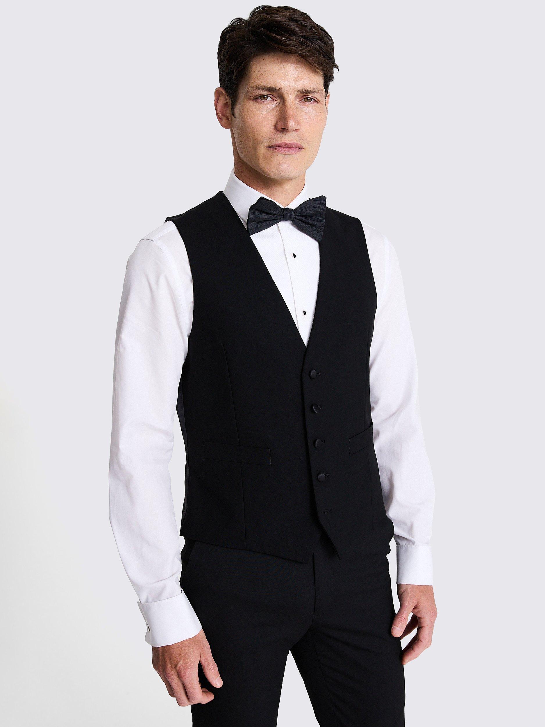 Moss Dress Waistcoat, Black