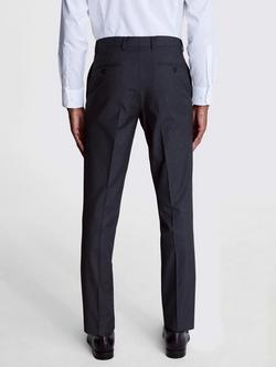 Moss Regular Fit Stretch Cloth Suit Trousers - view 2, Charcoal