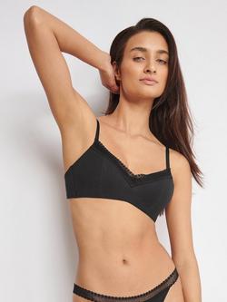 sloggi GO Ribbed Padded Bra, Black