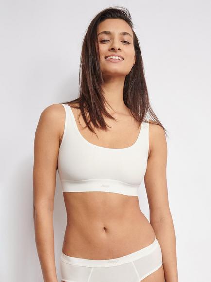 sloggi EVER Ease Bra Top, Silk White