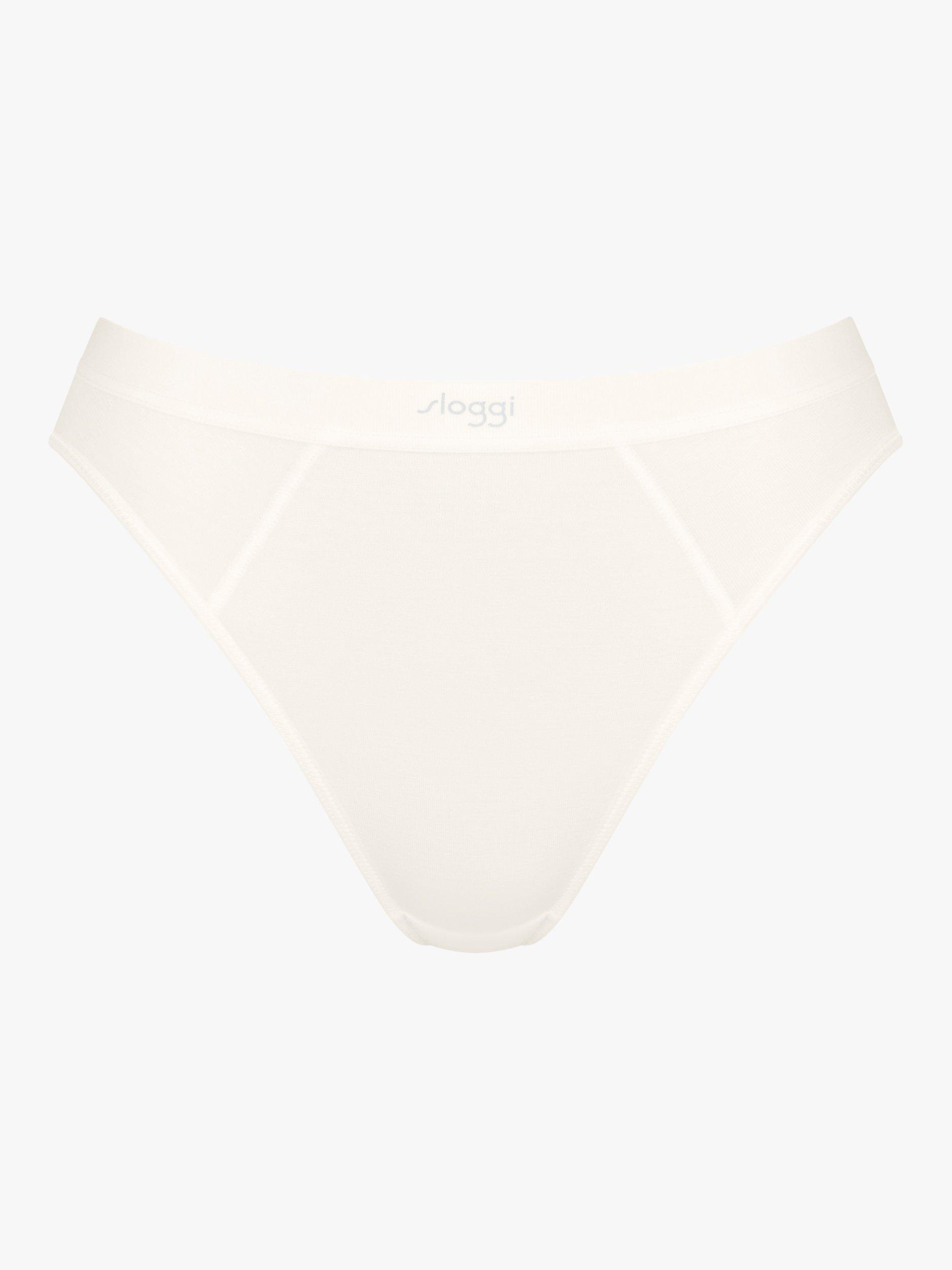 Product image 6 of 6, which shows sloggi EVER Ease Tai Knickers, Pack of 2, Silk White, S