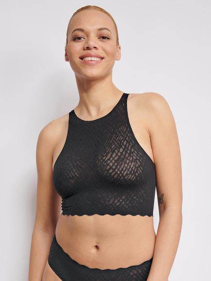 sloggi ZERO Feel Bliss Crop Top, Black