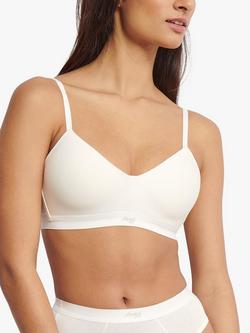 sloggi EVER Ease Padded Bra, Silk White