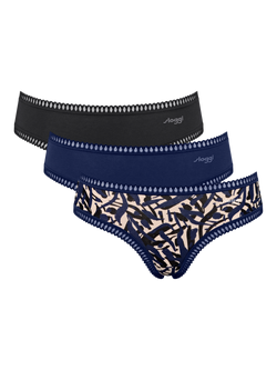 sloggi GO Crush Hipster Briefs, Navy/Multi