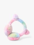 Lindex Kids' Rainbow Earmuffs, Light Pink/Multi