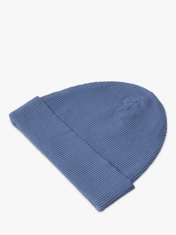 Lindex Kids' Tricot Beanie - view 2, Dusty Blue