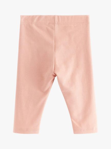 Lindex Baby Organic Cotton Leggings, Dusty Pink - view 2, Dusty Pink