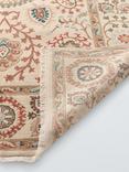 Gooch Luxury Suzani Floral Wool Rich Rug, Ivory/Multi
