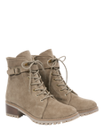 Celtic & Co. Suede Block Heel Hiker Boots, Grey