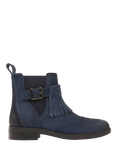 Celtic & Co. Suede Brogue Detail Chelsea Boots, Tanners Brown