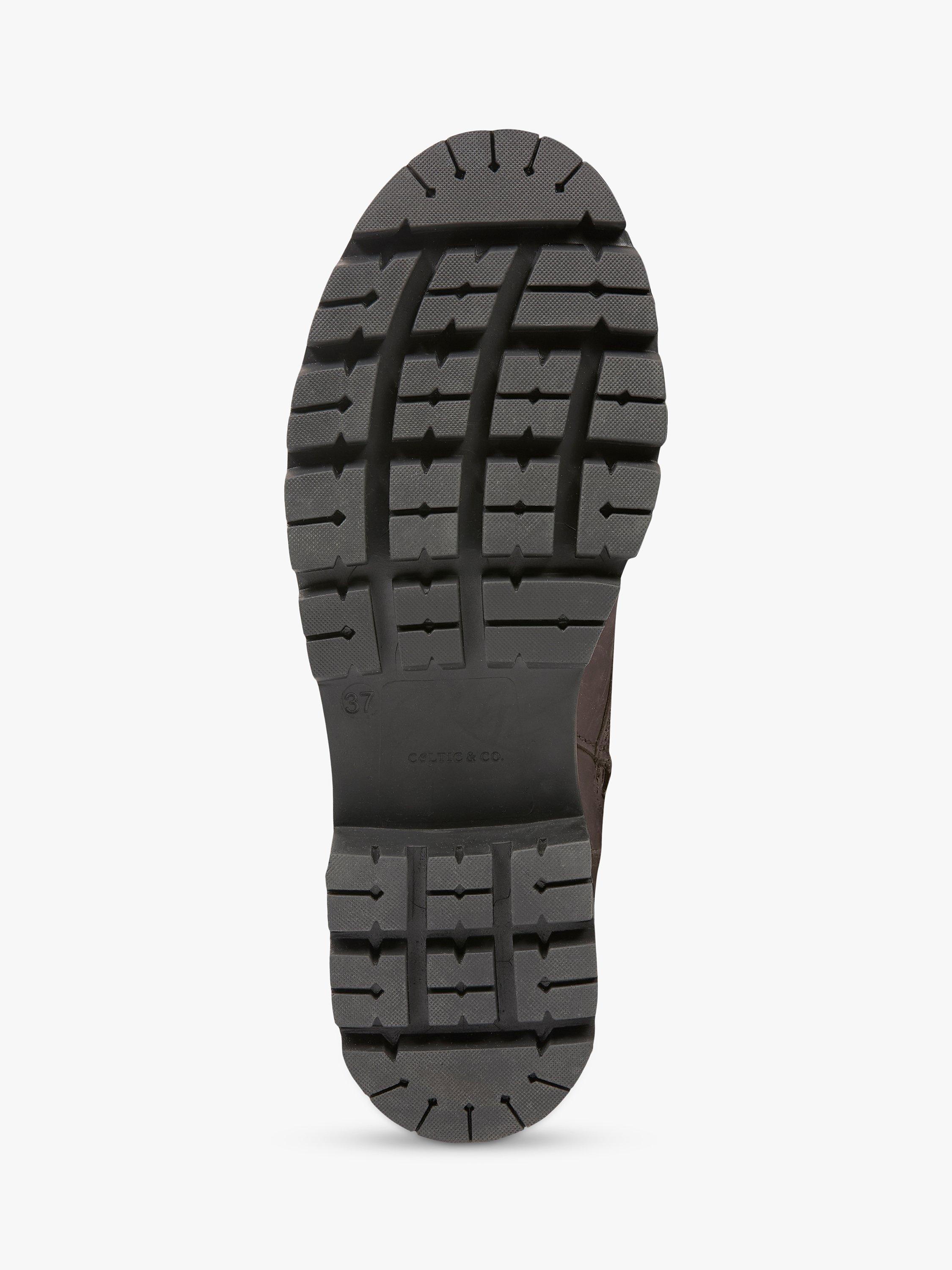 Product image 6 of 6, which shows Celtic & Co. Leather Strap Detail Mid-Calf Boots, Tanners Brown, EU36