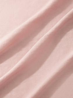 John Lewis Comfy & Relaxed Washed Linen Fitted Sheets - view 2, Plaster